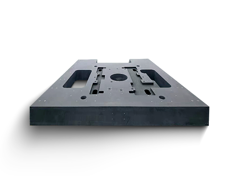 Custom precision granite components for inspection systems - granite bases, beams, columns machined to client drawings - CMM/semiconductor metrology grade