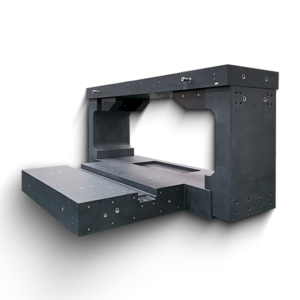 "High-precision granite three-axis motion base with custom fabrication - granite base, beam, and column components for industrial applications"
